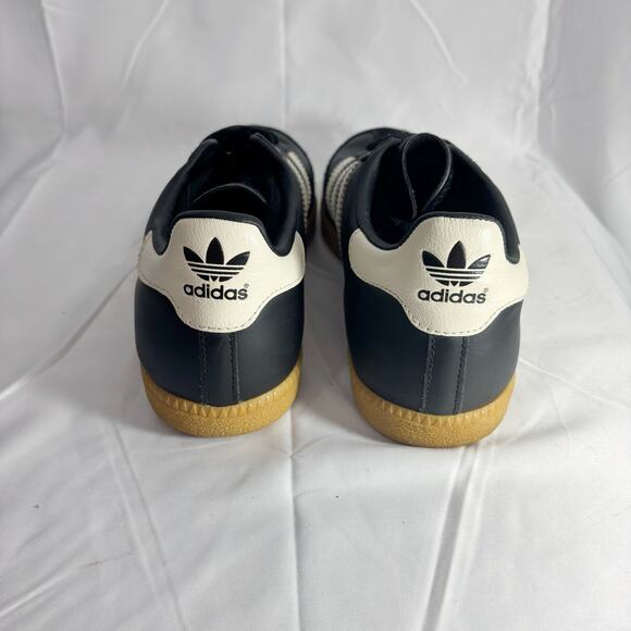 Adidas Samba Classic Black White Size 7– Leather & Suede, Gum Sole - Picture 3 of 7
